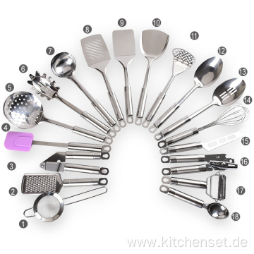 cookware set stainless steel kitchen utensil set